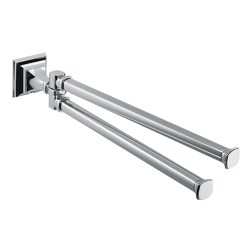 Полотенцедержатель Colombo Portofino B3212.CR двойной, 41.5 см, хром Полотенцедержатель Colombo Portofino B3212.CR двойной, 41.5 см, хром