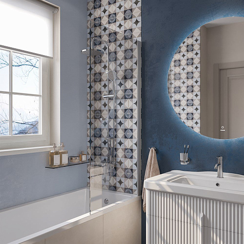 Тумба с раковиной STWORKI Молде 95 белая, с сифоном 579358 Тумба с раковиной STWORKI Молде 95 белая, с сифоном 579358