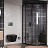 Душевой уголок WasserKRAFT Dill 61S01 черный Душевой уголок WasserKRAFT Dill 61S01 черный