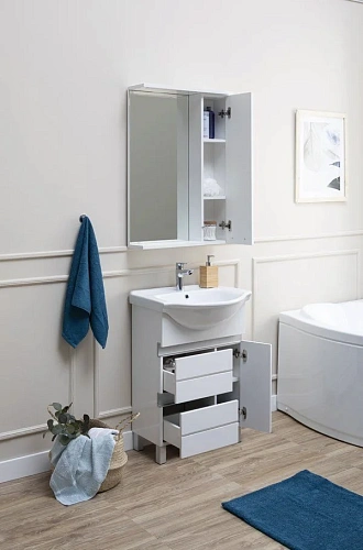 Комплект мебели Aquanet Доминика 60 белый 00172403 Комплект мебели Aquanet Доминика 60 белый 00172403