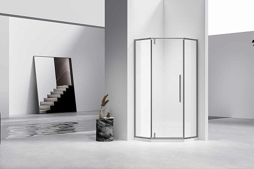 Душевой уголок Vincea Slim-N VSP-4SN100CLGM, 1000x1000, вороненая сталь, стекло прозрачное Душевой уголок Vincea Slim-N VSP-4SN100CLGM, 1000x1000, вороненая сталь, стекло прозрачное