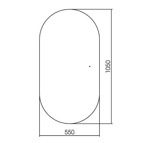 Зеркало ABBER Kontur AG6302SCB с подсветкой, бесконтактный выключатель, диммер, черный Зеркало ABBER Kontur AG6302SCB с подсветкой, бесконтактный выключатель, диммер, черный