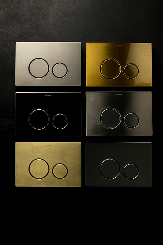 Клавиша смыва Boheme SHINE GUN METAL 649-SGM ульраплоская Клавиша смыва Boheme SHINE GUN METAL 649-SGM ульраплоская