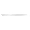 Столешница Vitra Origin 90 см 65713 стеклянная, левая, белая