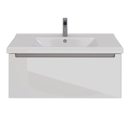 Тумба под раковину Lemark BUNO MINI 100 см подвесная, серый/белый LM05BM100T Тумба под раковину Lemark BUNO MINI 100 см подвесная, серый/белый LM05BM100T