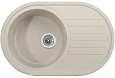 Кухонная мойка Kaiser Песочный мрамор (овальная) KGM-7750-SB Кухонная мойка Kaiser Песочный мрамор (овальная) KGM-7750-SB