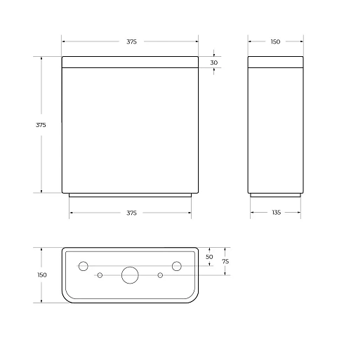 Бачок для унитаза BelBagno ENERGIA BB8134T Бачок для унитаза BelBagno ENERGIA BB8134T