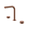 Смеситель для раковины Boheme Stick 152-BRB DIAMOND на 3 отверстия BRUSHED BRONZE