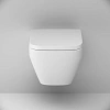 Унитаз подвесной AM.PM Spirit V2.0 C701701SC Square FlashClean с сиденьем микролифт Унитаз подвесной AM.PM Spirit V2.0 C701701SC Square FlashClean с сиденьем микролифт