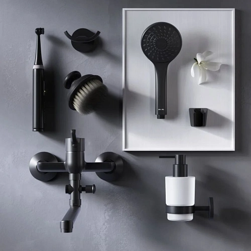 Смеситель для ванны AM.PM X-Joy S F85B90122 черный Смеситель для ванны AM.PM X-Joy S F85B90122 черный