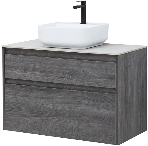 Тумба под раковину Aquanet Nova Lite 90 дуб рошелье (2 ящика) 00242267 Тумба под раковину Aquanet Nova Lite 90 дуб рошелье (2 ящика) 00242267