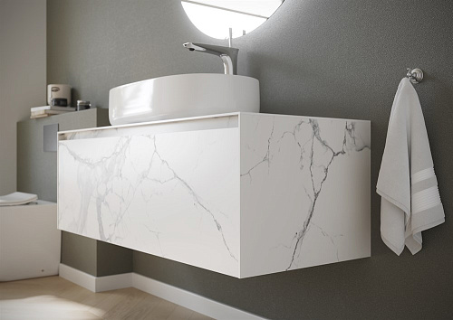 Тумба под раковину Sancos Stone ST120SV statuario white Тумба под раковину Sancos Stone ST120SV statuario white