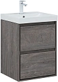 Тумба под раковину Aquanet Милан 50 дуб рошелье 00336371 подвесная Тумба под раковину Aquanet Милан 50 дуб рошелье 00336371 подвесная