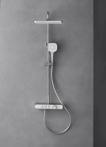 Душевая система ARROW AMG13SH855A, 320x210 мм с термостатом, хром Душевая система ARROW AMG13SH855A, 320x210 мм с термостатом, хром