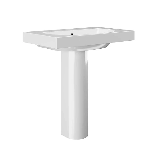 Раковина Kerama Marazzi BUONGIORNO подвесная/мебельная 80, белая глянцевая BG.wb.80 Раковина Kerama Marazzi BUONGIORNO подвесная/мебельная 80, белая глянцевая BG.wb.80