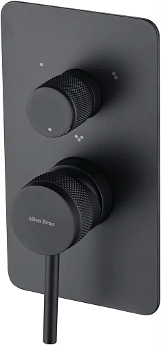 Смеситель для ванны Allen Brau Priority 5.31A11-31 (с внутренней частью) черный матовый Смеситель для ванны Allen Brau Priority 5.31A11-31 (с внутренней частью) черный матовый