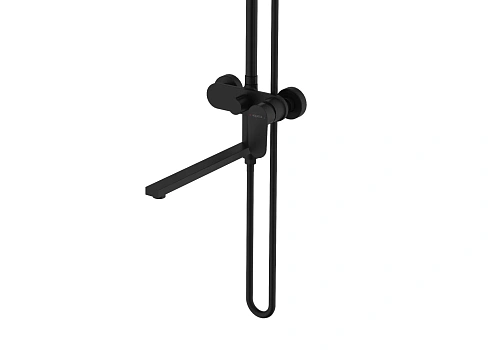 Душевая система Aquatek НИКА AQ2840MB черный матовый Душевая система Aquatek НИКА AQ2840MB черный матовый