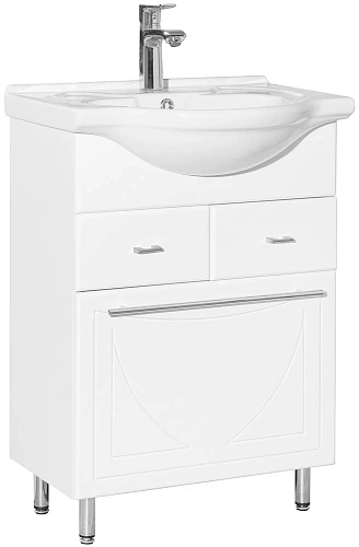 Тумба под раковину Style Line Лана 60 (2 ящ.) КОРЗИНА СС-00002253 Тумба под раковину Style Line Лана 60 (2 ящ.) КОРЗИНА СС-00002253