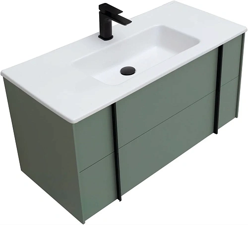 Тумба под раковину Allen Brau Reality 100 1.32007.CGM олива матовый Тумба под раковину Allen Brau Reality 100 1.32007.CGM олива матовый