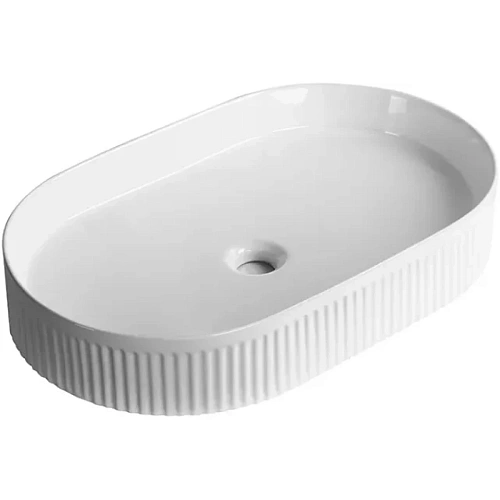 Раковина Ceruttispa CR8009 580х360х100 накладная, белая, овальная Раковина Ceruttispa CR8009 580х360х100 накладная, белая, овальная