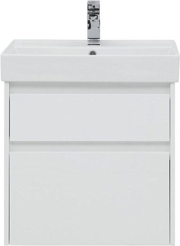 Тумба с раковиной Aquanet Nova Lite 60 белый (2 ящика) 00242575 + 00242905 Тумба с раковиной Aquanet Nova Lite 60 белый (2 ящика) 00242575 + 00242905