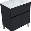Тумба под раковину Aquanet Алвита new 70 1 ящик, 2 дверцы, антрацит 00303900 Тумба под раковину Aquanet Алвита new 70 1 ящик, 2 дверцы, антрацит 00303900