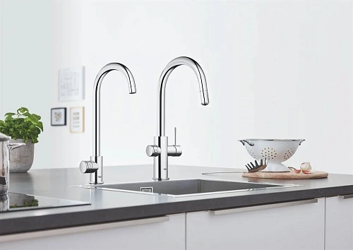 Смеситель для кухни GROHE Red Mono New с функцией кипячения воды (Водонагреватель L-size в комплекте 30080001 Смеситель для кухни GROHE Red Mono New с функцией кипячения воды (Водонагреватель L-size в комплекте 30080001