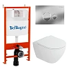Комплект унитаза CEZARES STYLUS-TOR CZR-6601-TH-TOR/CZR-2316-SC с сиденьем, инсталляцией 2 в 1 BelBagno BB026/BB081CR (CZR-6601-TH-TOR/CZR-2316-SC/BB026/BB081CR)