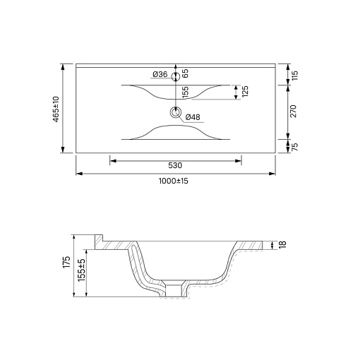 Тумба с раковиной IDDIS Oxford (OXF10L1i95K) напольная, 100 см, светло-серый Тумба с раковиной IDDIS Oxford (OXF10L1i95K) напольная, 100 см, светло-серый