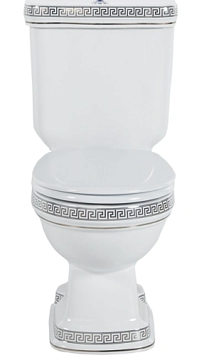 Унитаз SMART Creavit Klasik KL310-00CB00E-XA00 с биде, белый/хром декор Унитаз SMART Creavit Klasik KL310-00CB00E-XA00 с биде, белый/хром декор