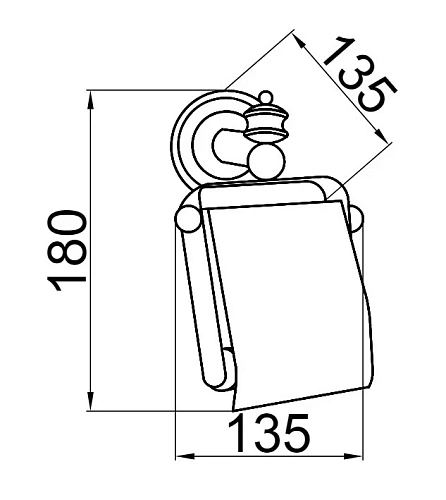 Держатель туалетной бумаги Boheme Palazzo 10151 Держатель туалетной бумаги Boheme Palazzo 10151