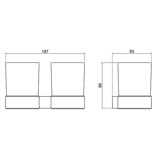 Стакан Timo Selene 14034/03 черный Стакан Timo Selene 14034/03 черный