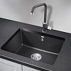 Кухонная мойка Granula 5551, ЧЁРНЫЙ, кварц 550х460 Кухонная мойка Granula 5551, ЧЁРНЫЙ, кварц 550х460
