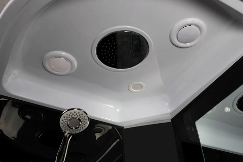 Душевая кабина Niagara Classic NG-6501-14F (900х900х2150) средний поддон (26см) стекло тонированное алюминиевый черный 65011434F Душевая кабина Niagara Classic NG-6501-14F (900х900х2150) средний поддон (26см) стекло тонированное алюминиевый черный 65011434F