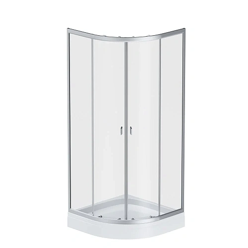 Душевой уголок AM.PM X-Joy W88E-205-080MT64 Twin Slide c поддоном, 80x80, профиль хром матовый Душевой уголок AM.PM X-Joy W88E-205-080MT64 Twin Slide c поддоном, 80x80, профиль хром матовый