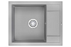 Картинка анонса товара «кухонная мойка granula 6002, алюминиум, кварц 600х500»