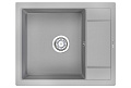 Кухонная мойка Granula 6002, АЛЮМИНИУМ, кварц 600х500 Кухонная мойка Granula 6002, АЛЮМИНИУМ, кварц 600х500