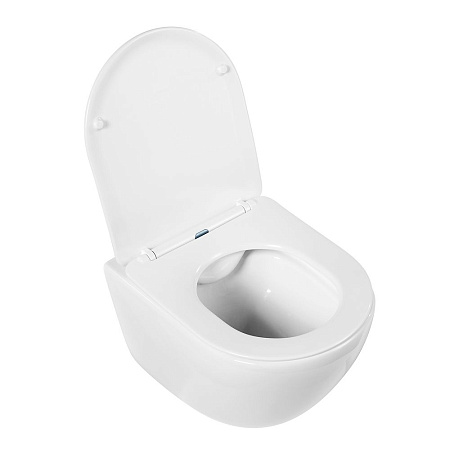 Комплект унитаза BelBagno AMANDA BB051CHR с сиденьем BB051SC инсталляцией BB002-80 и клавишей смыва BB005-PR-CHROME