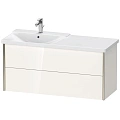 Тумба под раковину Duravit XVIU XV41090B122 подвесная 121 см белая глянцевый Тумба под раковину Duravit XVIU XV41090B122 подвесная 121 см белая глянцевый