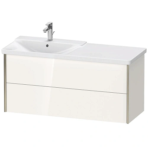 Тумба под раковину Duravit XVIU XV41090B122 подвесная 121 см белая глянцевый Тумба под раковину Duravit XVIU XV41090B122 подвесная 121 см белая глянцевый