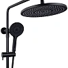 Душевая система Kaiser Serio 05382-9 с термостатом черный матовый Душевая система Kaiser Serio 05382-9 с термостатом черный матовый