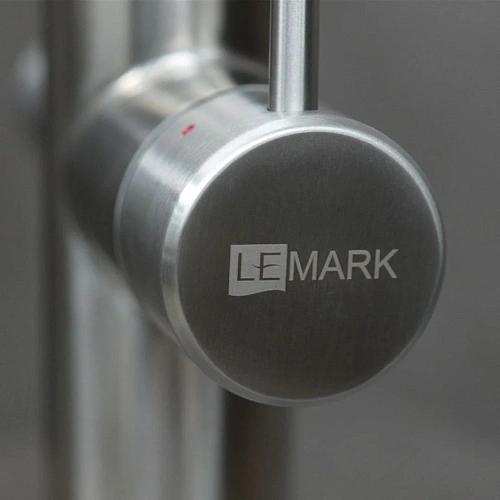 Смеситель для кухни Lemark Expert LM5083S-White с подключением к фильтру, сталь/белый Смеситель для кухни Lemark Expert LM5083S-White с подключением к фильтру, сталь/белый