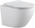 Унитаз подвесной Aquanet Rimless Cetus 2.0 W LX-1901 с сиденьем Унитаз подвесной Aquanet Rimless Cetus 2.0 W LX-1901 с сиденьем