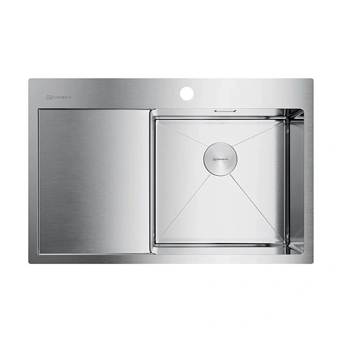 Кухонная мойка Omoikiri Akisame 78-IN-R нерж.сталь/нержавеющая сталь 4973061 Кухонная мойка Omoikiri Akisame 78-IN-R нерж.сталь/нержавеющая сталь 4973061