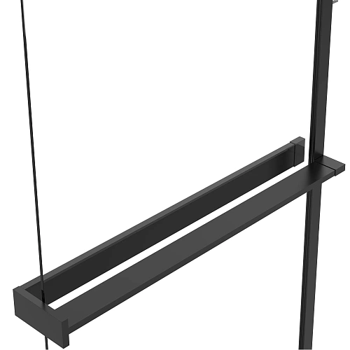 Душевая перегородка Vincea Walk-In VSW-1HR900GSB 900x2000 черный, стекло янтарь Душевая перегородка Vincea Walk-In VSW-1HR900GSB 900x2000 черный, стекло янтарь