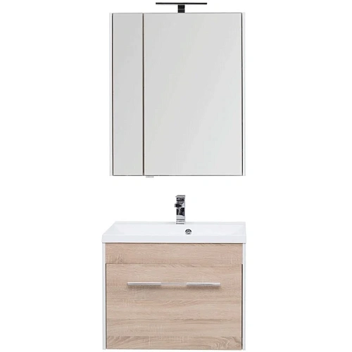 Комплект мебели Aquanet Августа 75 дуб сонома 00225247 Комплект мебели Aquanet Августа 75 дуб сонома 00225247