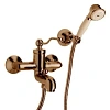 Смеситель для ванны Paini Duomo 88F3105 с душевым гарнитуром, старая бронза 88F31052SKM Смеситель для ванны Paini Duomo 88F3105 с душевым гарнитуром, старая бронза 88F31052SKM