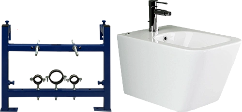 Комплект биде подвесное Ceramica Nova Metric CN3008 + Система инсталляции для биде STWORKI 540201 58 580363 Комплект биде подвесное Ceramica Nova Metric CN3008 + Система инсталляции для биде STWORKI 540201 58 580363