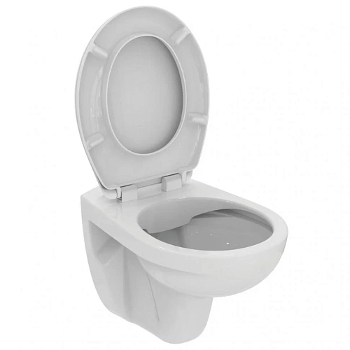 Унитаз подвесной Ideal Standard EUROVIT Rimless K881201 с сиденьем Унитаз подвесной Ideal Standard EUROVIT Rimless K881201 с сиденьем