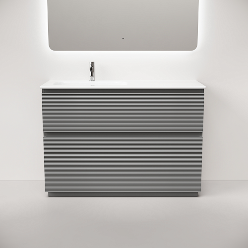 Тумба под раковину SANCOS Folk Floor FL120FLES левая 1190х445х850 Ergraut soft, напольная Тумба под раковину SANCOS Folk Floor FL120FLES левая 1190х445х850 Ergraut soft, напольная